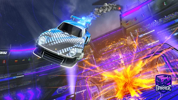 A Rocket League car design from Gruffalo
