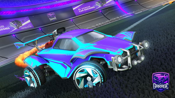 A Rocket League car design from papichulo127