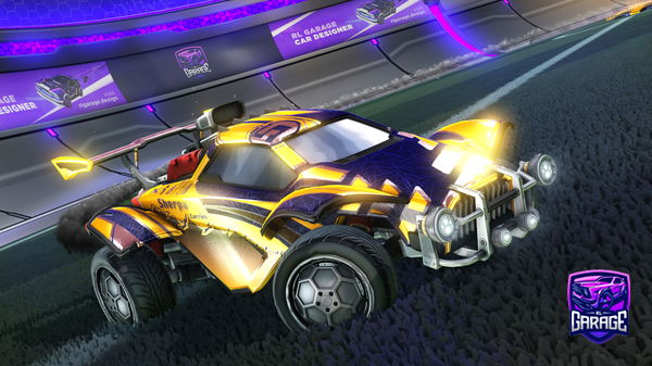 A Rocket League car design from freeze_master4