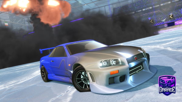 A Rocket League car design from McLarenpro