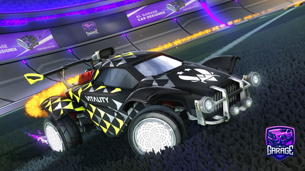 A Rocket League car design from supertroning