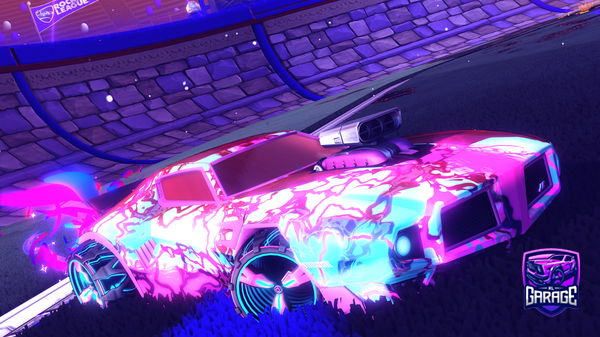 A Rocket League car design from SloMoJo_8