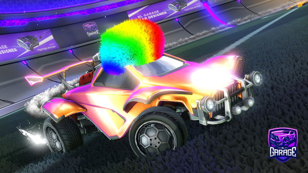 A Rocket League car design from YeezySneeze