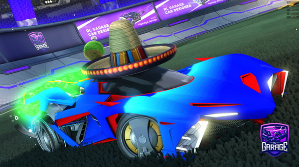 A Rocket League car design from Epiczthrioz10