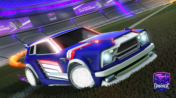 A Rocket League car design from BJM043