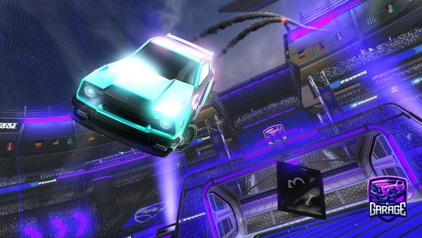 A Rocket League car design from Alanzitoxddd