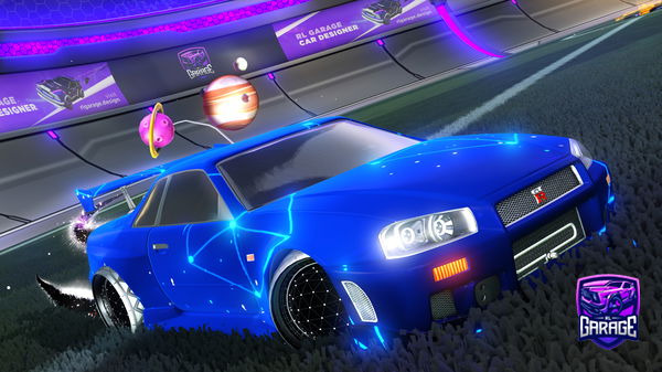 A Rocket League car design from Fry10ingBurg