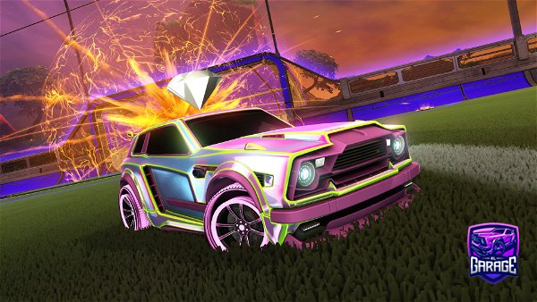 A Rocket League car design from MrsSouthPaw