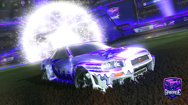 A Rocket League car design from Barkbourbupra32