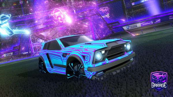 A Rocket League car design from BOXEDBYKOURASAN