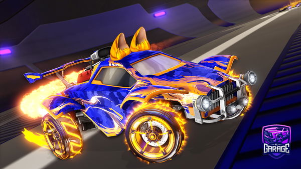 A Rocket League car design from skykyd