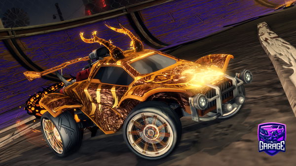 A Rocket League car design from Zindenz