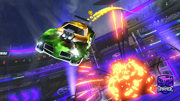 A Rocket League car design from Jacobwaza