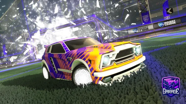 A Rocket League car design from Waffle_1s