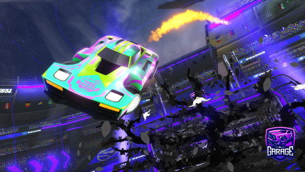 A Rocket League car design from D8l6