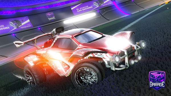 A Rocket League car design from Nigg_Btw