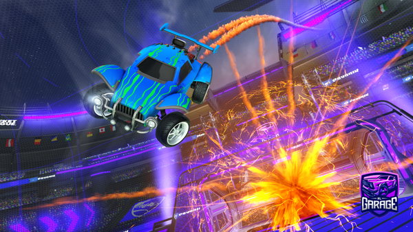 A Rocket League car design from Jagardo09