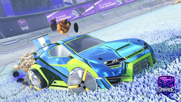 A Rocket League car design from kv1confia