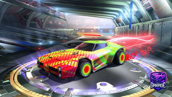 A Rocket League car design from Electroxical