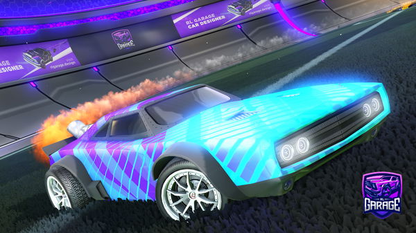 A Rocket League car design from wingfether