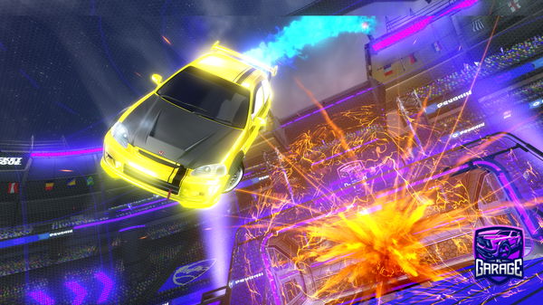 A Rocket League car design from EnekoTwistyMisty