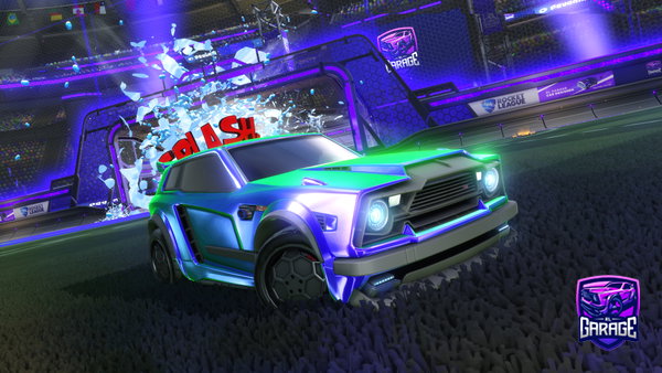 A Rocket League car design from joeldepoel