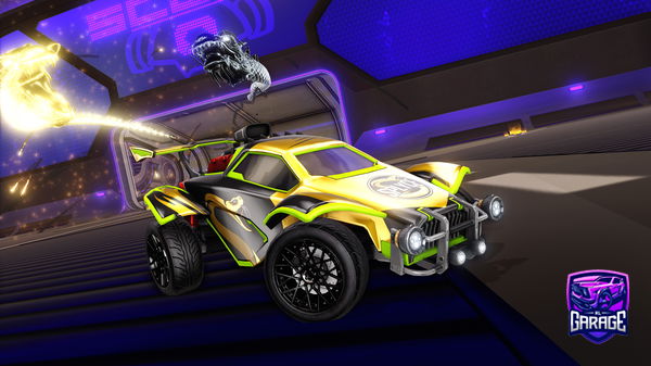 A Rocket League car design from daniracer23