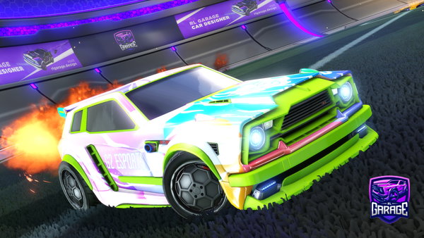 A Rocket League car design from Glodgarr
