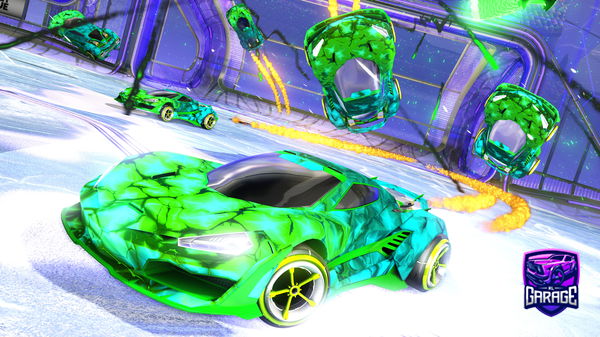 A Rocket League car design from cryptic0412