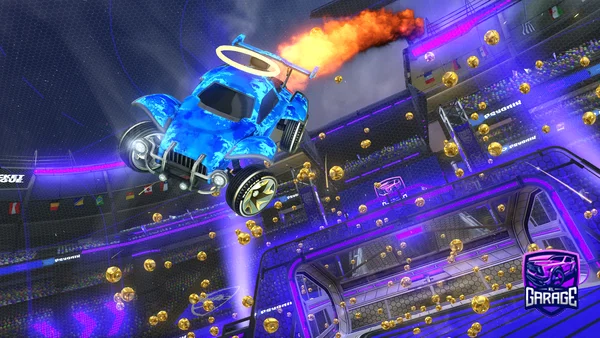 A Rocket League car design from Mustang13_12