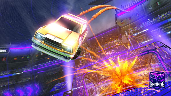 A Rocket League car design from Boom_RLYT