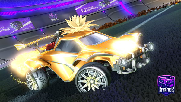 A Rocket League car design from ItsGiuze