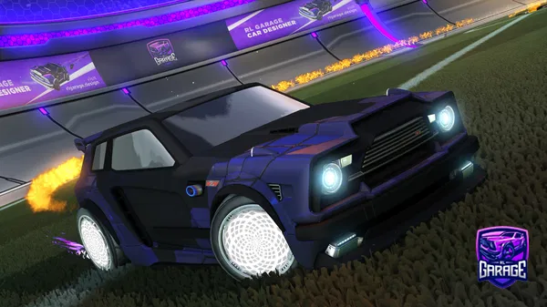 A Rocket League car design from Letsgo12