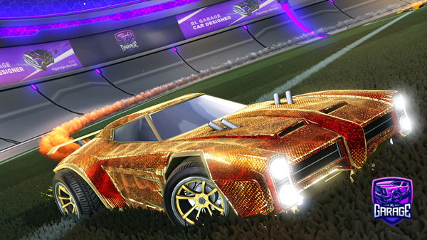 A Rocket League car design from Evildragonlive