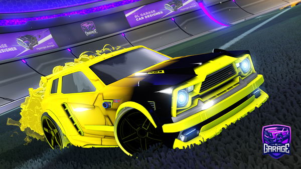 A Rocket League car design from Enderben7
