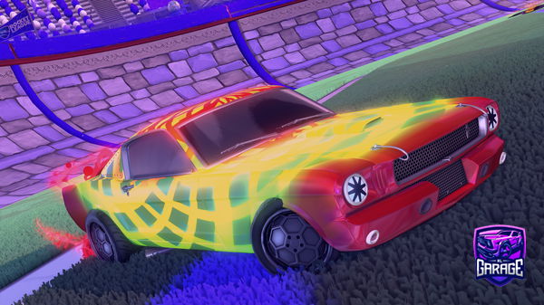 A Rocket League car design from 2boi