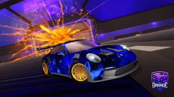 A Rocket League car design from SELDERA