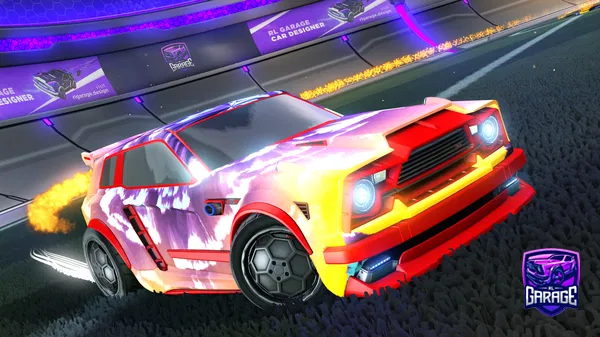 A Rocket League car design from Outburst