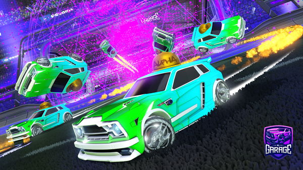 A Rocket League car design from Halo1014