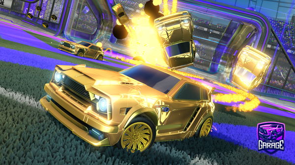 A Rocket League car design from Machinegun109