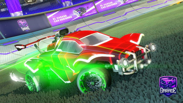 A Rocket League car design from Fan-134