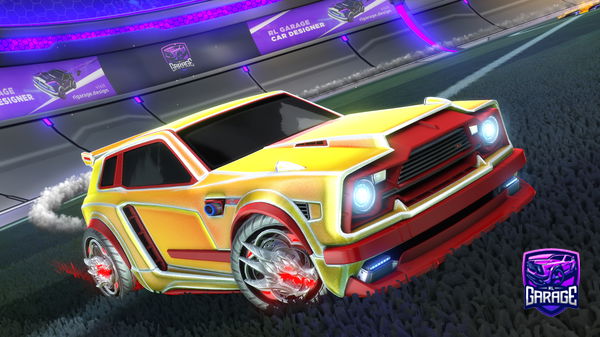 A Rocket League car design from Cozyeeu