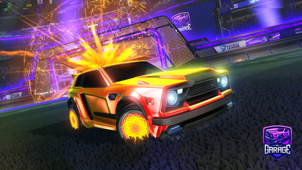A Rocket League car design from Tecnikaz