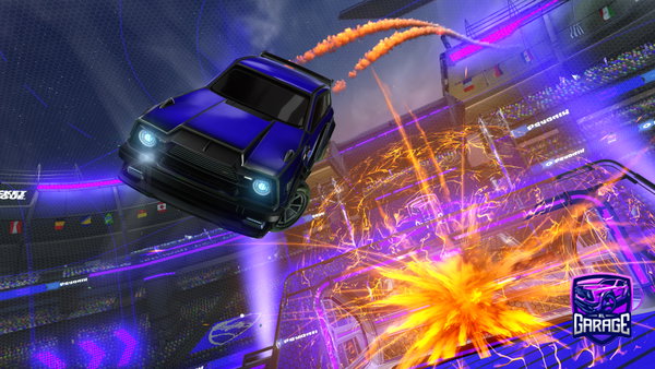 A Rocket League car design from Enryu96