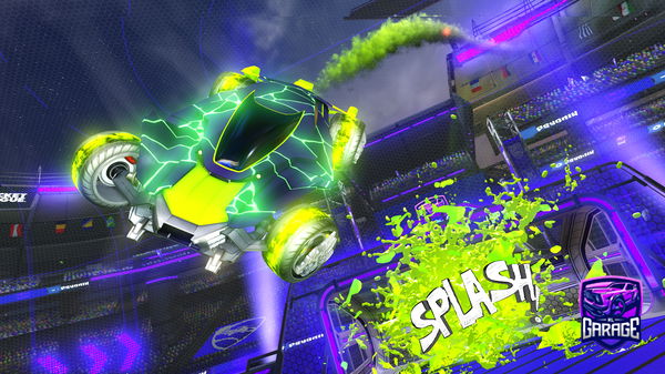 A Rocket League car design from ivvan09