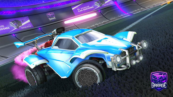 A Rocket League car design from oneidontwant