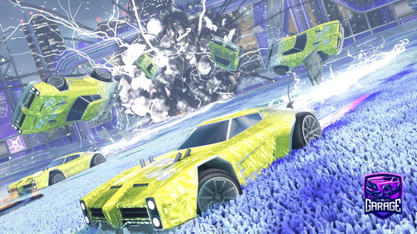 A Rocket League car design from deadrider208