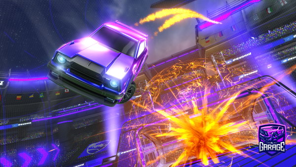 A Rocket League car design from SUPERS0NIC