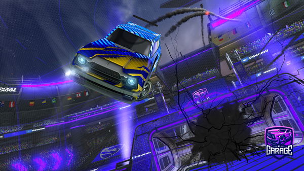 A Rocket League car design from RAVEXXX