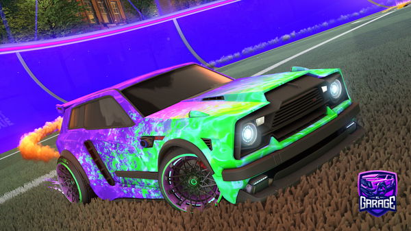 A Rocket League car design from duckyinsoup